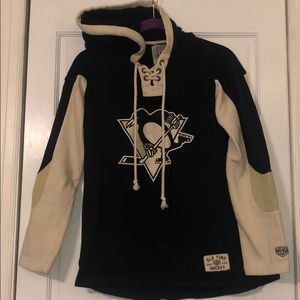 Old Time Hockey Penguins Hoodie